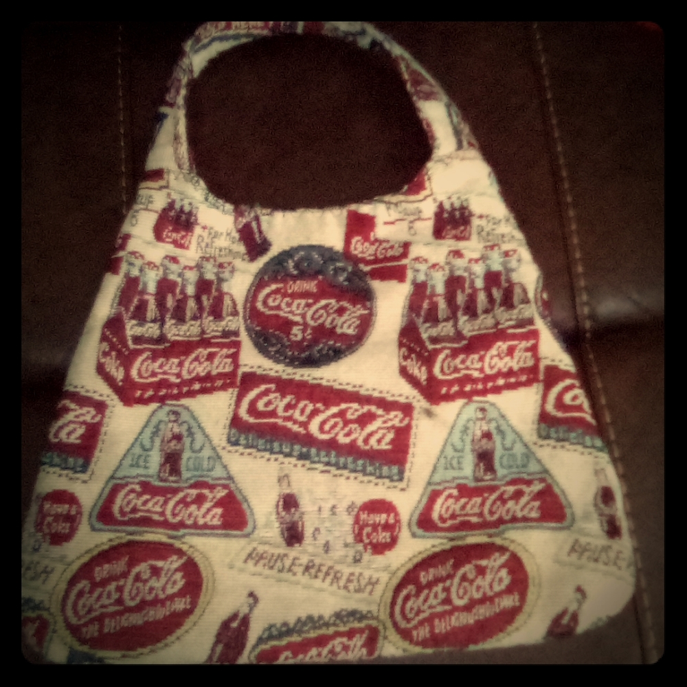 Coca-Cola fabric handbag